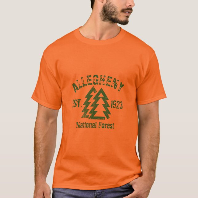 T-shirt Forêt nationale d'Allegheny (Devant)