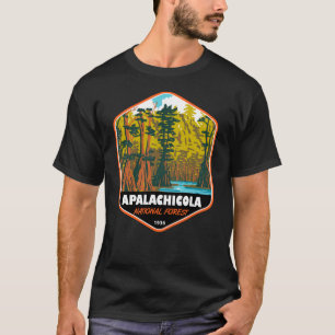 T-shirt Forêt nationale d'Apalachicola Arbre de Baldcyprès