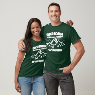 T-shirt Forêt nationale de Bighorn Wyoming