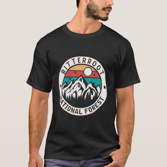 T-shirt Forêt nationale de Bitterroot (Devant)