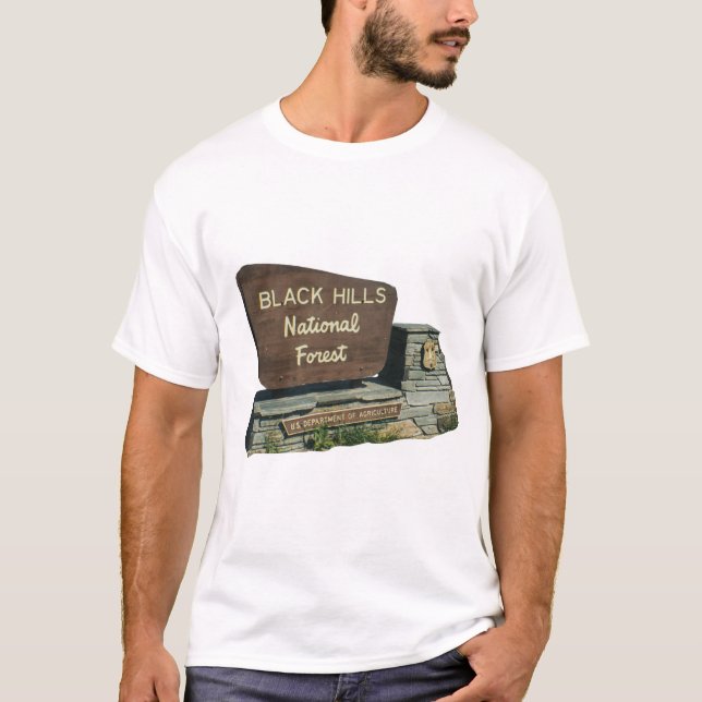 T-shirt Forêt nationale de Black Hills (Devant)