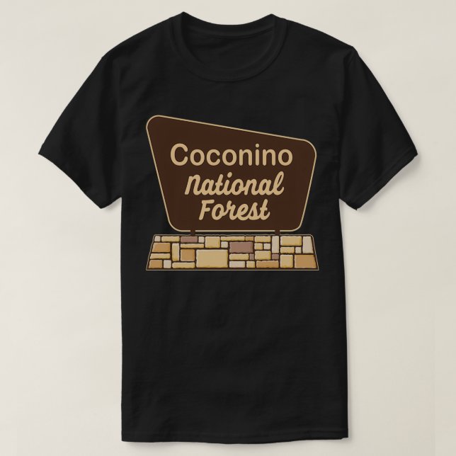 T-shirt Forêt nationale de Coconino (Design devant)