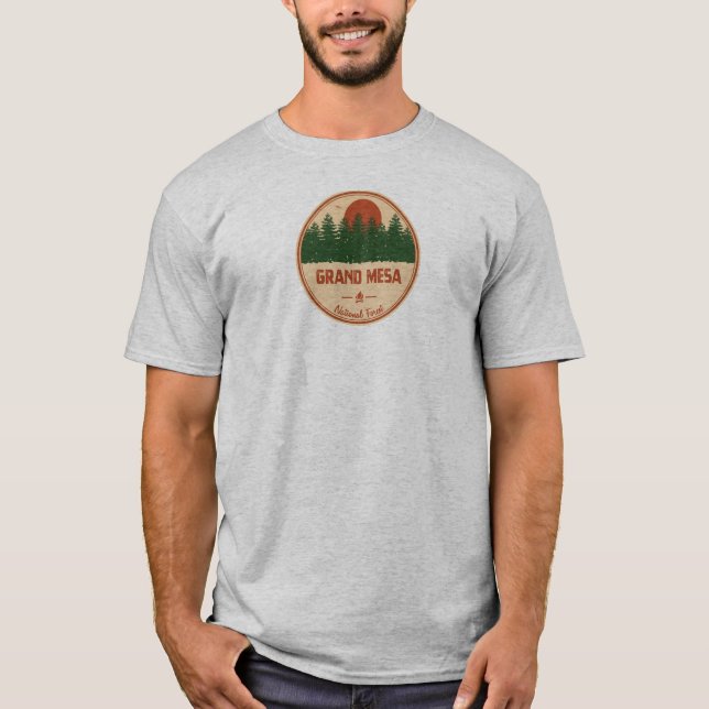 T-shirt Forêt nationale de Grand Mesa (Devant)