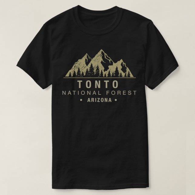 T-shirt Forêt nationale de l'Arizona Tonto  (Design devant)