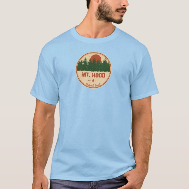 T-shirt Forêt nationale de Mt. Hood (Devant)