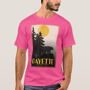 T-shirt Forêt nationale de Payette Idaho Surdimensionné