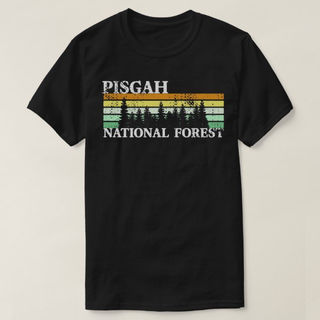 T-shirt Forêt nationale de Pisgah 1 (Design devant)