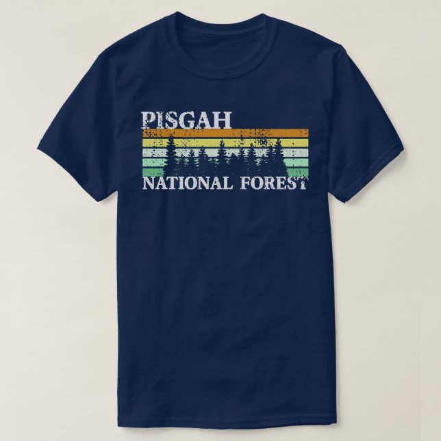 T-shirt Forêt nationale de Pisgah 13 (Design devant)
