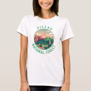 T-shirt Forêt nationale de Pisgah Cercle perturbé