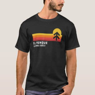 T-shirt Forêt nationale d'El Yunque Style rétro Porto Rico