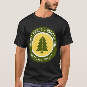 T-shirt Forêt nationale du Mont Baker-Snoqualmie Washingto