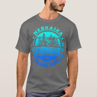 T-shirt Forêt nationale du Nebraska État du Nebraska Natur