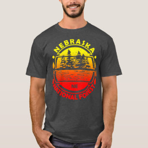 T-shirt Forêt nationale du Nebraska État du Nebraska Natur