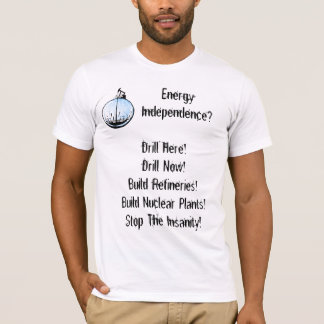 T-shirt Foret pour le pétrole des États-Unis maintenant !