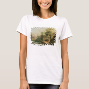 T-shirt Forêt près de Vienne, 1852 (huile sur la toile)