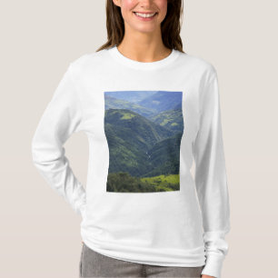 T-shirt Forêts agricoles et himalaya dans la vallée de Man