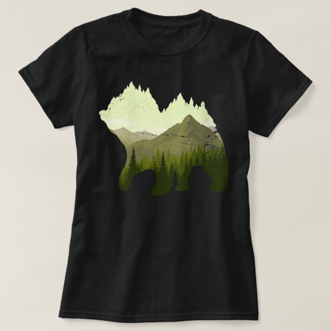 T-shirt Forêts Arbres en plein air Nature Animal Faune Mon (Design devant)