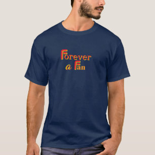 T-shirt Forever A Fan Homme Bleu Nuit