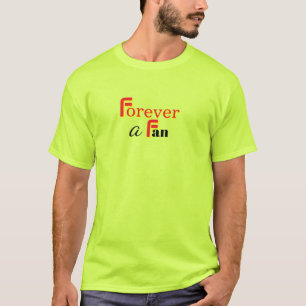 T-shirt Forever A Fan Homme Sécurité Vert