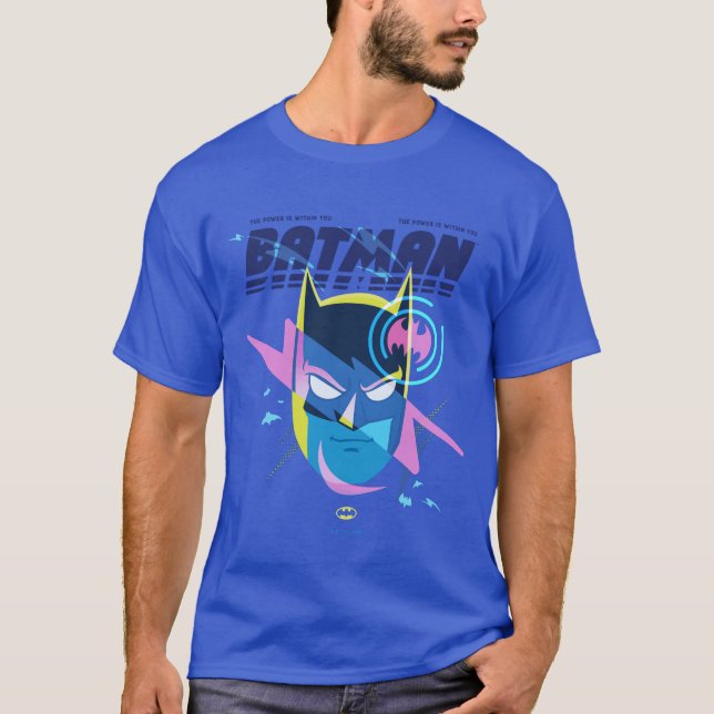 T-shirt Forever Batman Light Up Head Graphic (Devant)