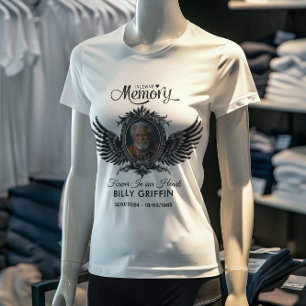 T-shirt Forever in Our Hearts : Keepsaké personnalisé