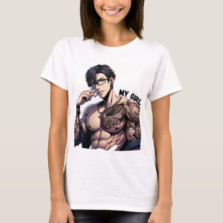 T-shirt Forever Mine - Hot Anime Tattooed Man T-Sh femmes