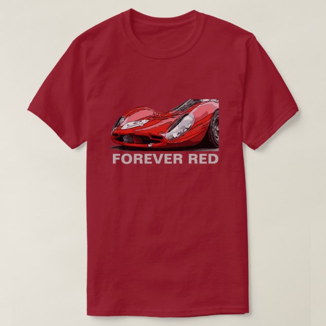 T-SHIRT FOREVER RED (Design devant)