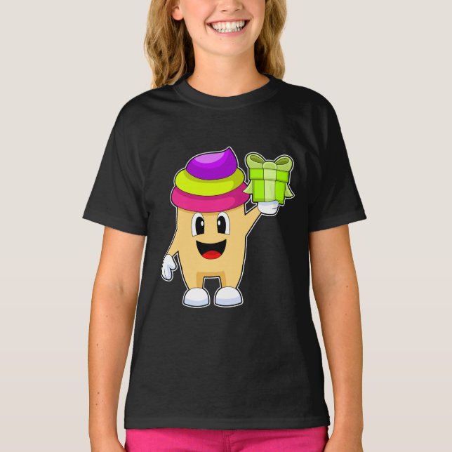 T-shirt Forfait Cupcake Christmas (Devant)