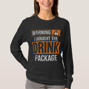 T-shirt Forfait Funny Cruise Ship Caribbean Vacances Drink