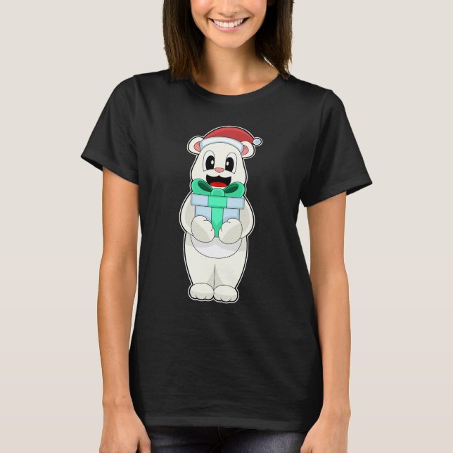 T-shirt Forfait Noel ours Polaire (Devant)