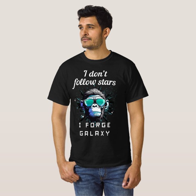 T-shirt Forge Your Own Cosmic Path (Devant entier)