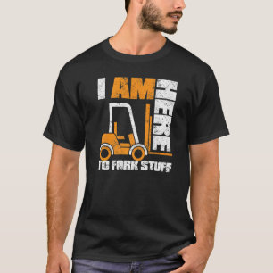 T-shirt Forklifère Opérateur Logistique Entrepôt Remorque 