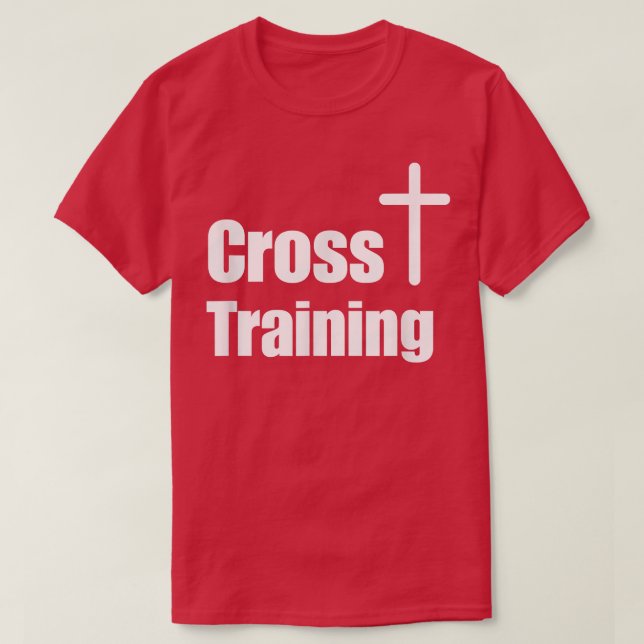 T-shirt Formation croisée Foi chrétienne Motivation de l'e (Design devant)