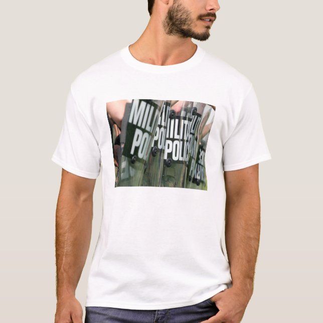 T-shirt Formation de contrôle des émeutes (Devant)