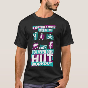 T-shirt Formation de forte intensité de HIIT Intervall
