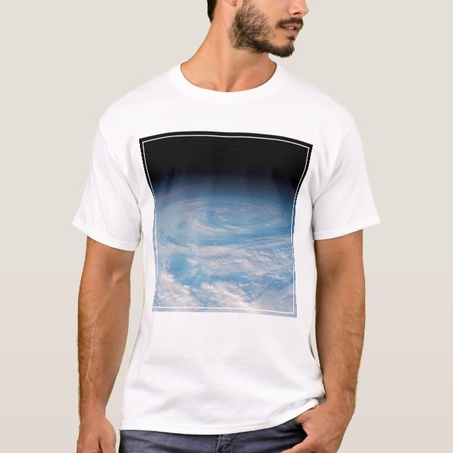 T-shirt Formation De Nuages Circulaires Sur L'Océan Pacifi (Devant)