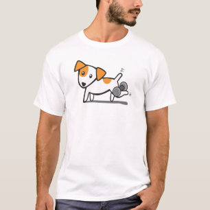 T-shirt formation de poids de chien de forme physique