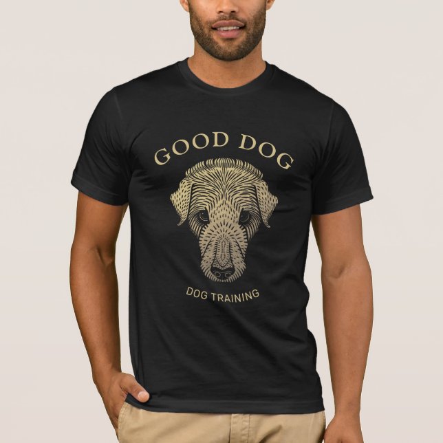 T-shirt Formation d'entraîneur de chien d'or (Devant)