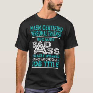 T-shirt Formation personnelle certifiée Nasm Badass Mirac