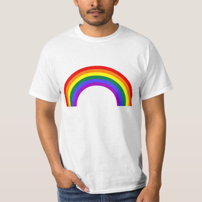 T-shirt Forme arc-en-ciel (Devant)