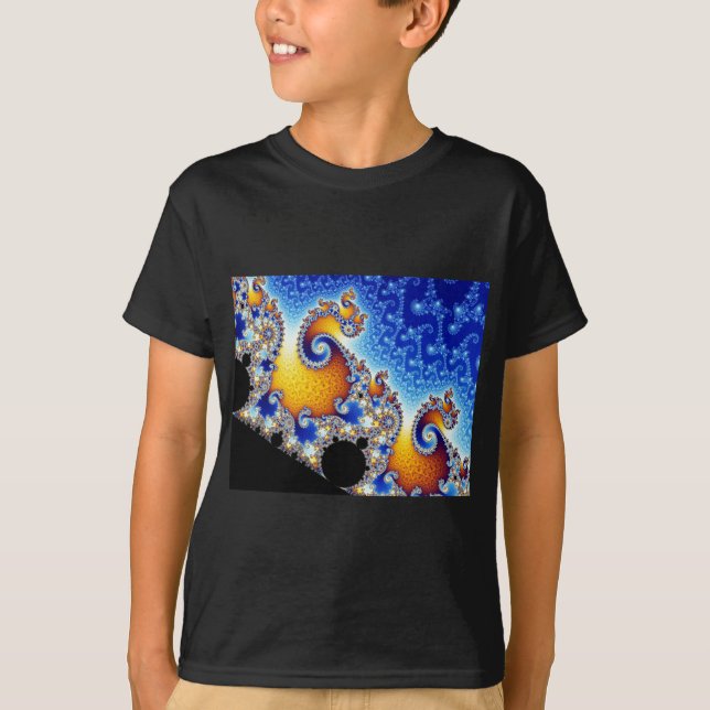 T-shirt Forme bidimensionnelle réglée de fractale de (Devant)