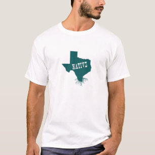 T-shirt Forme de la silhouette de l'état des racines nativ