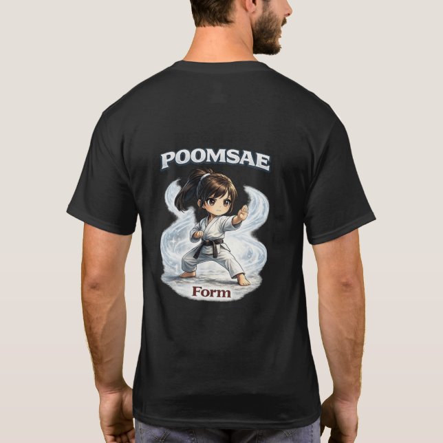 T-shirt Forme de Poomsae Chibi Dojo  (Dos)