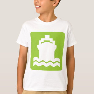 T-shirt Forme du navire - Martian Green