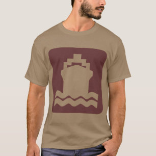 T-shirt Forme impeccable - Marron foncé