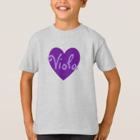Forme personnalisée de coeur pourpre