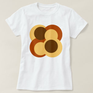 T-shirt Formes circulaires géométriques abstraites