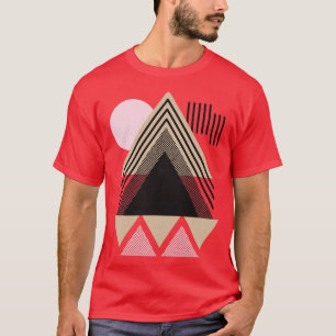 T-shirt Formes d'élément géométrique néo-géométrique Abstr