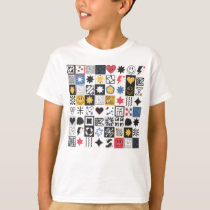 T-shirt formes géométriques