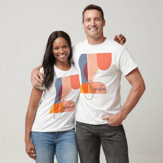 T-shirt Formes géométriques Abstraites modernes